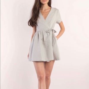 Tobi Wrap Linen Dress